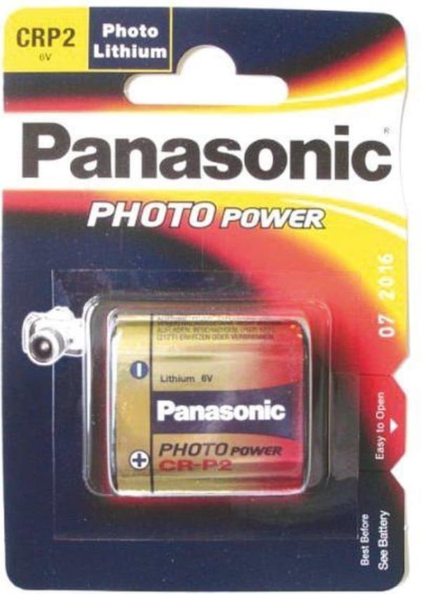 Panasonic Photo Lithium Batteri CR-P2