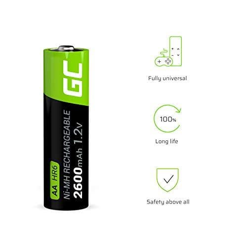 Green Cell GR01 husholdningsbatteri Genopladeligt batteri AA Nikkel-metalhydrid (NiMH)