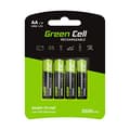 Miniatyrbillede 1 af 6: Green Cell GR01 husholdningsbatteri Genopladeligt batteri AA Nikkel-metalhydrid (NiMH)