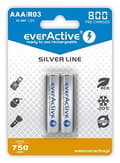 Miniatyrbillede 2 af 2: Genopladelige batterier everActive Ni-MH R6 AA 2000 mAh Silver Line - 2 stk.