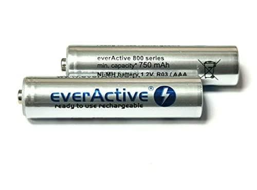 Genopladelige batterier everActive Ni-MH R6 AA 2000 mAh Silver Line - 2 stk.
