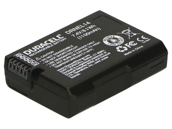 Duracell - Batteri - Li-Ion - 950 mAh - til Nikon D3200, D5100, D5200, D5300, D5500, D5600, Df, Coolpix P7000, P7100, P7700, P7800
