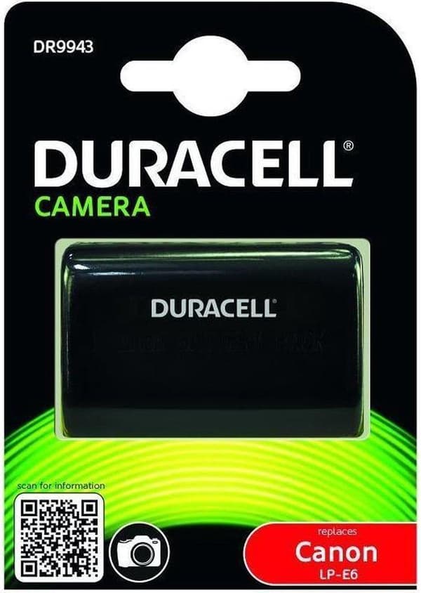 Duracell-kameran akku Canon (LP-E6)