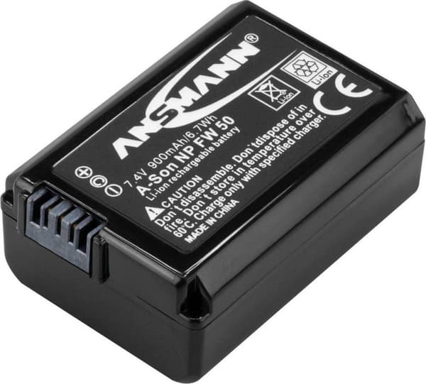 Ansmann A-Son NP FW 50 Lithium-Ion (Li-Ion) 900 mAh 7,4 V ladattava akku