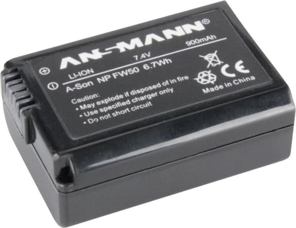 Ansmann A-Son NP FW 50 Lithium-Ion (Li-Ion) 900 mAh 7,4 V ladattava akku