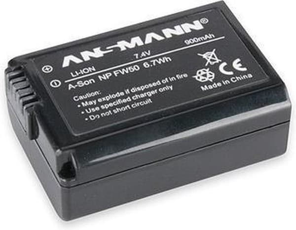 Ansmann A-Son NP FW 50 Lithium-Ion (Li-Ion) 900 mAh 7,4 V ladattava akku