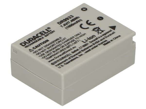 Duracell - Akku - Li-Ion - 1000 mAh - Canon PowerShot G10, G11, G12, SX30 IS