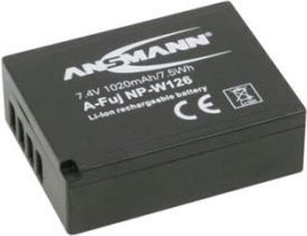 Ansmann A-FUJ NP-W 126 Lithium-Ion 1020mAh 7,4V genopladeligt batteri