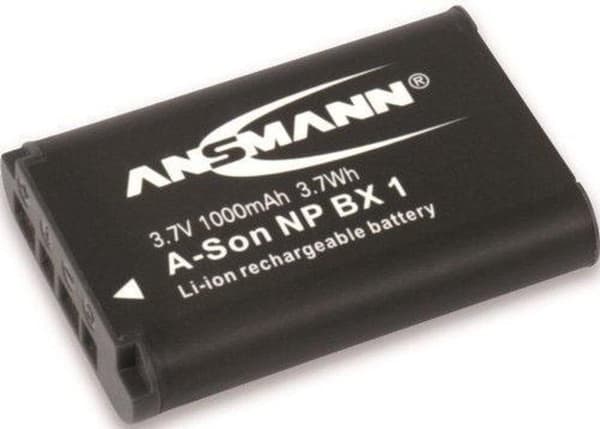 Ansmann 1400-0041 Lithium-Ion 1000mAh 3,7V ladattava akku/akku