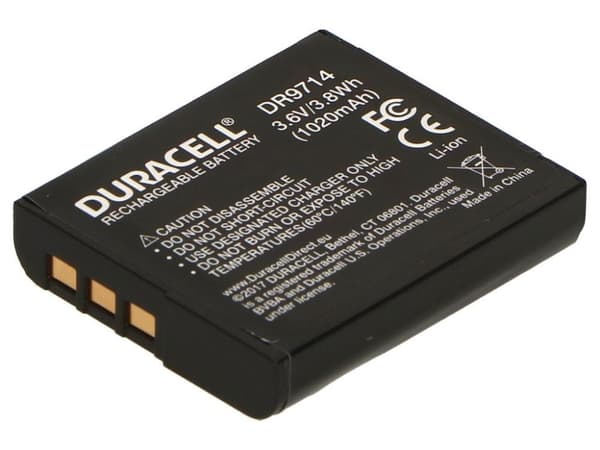 Duracell - kamerabatteri Li-Ion 0,9 Ah - sort - til Sony Cyber-shot DSC-H10, H20, H50, W110, W120, W130, W150, W170, W220, W230, W290, W300