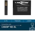 Miniatyrbillede 2 af 4: Ansmann A-Dåse NB 6L