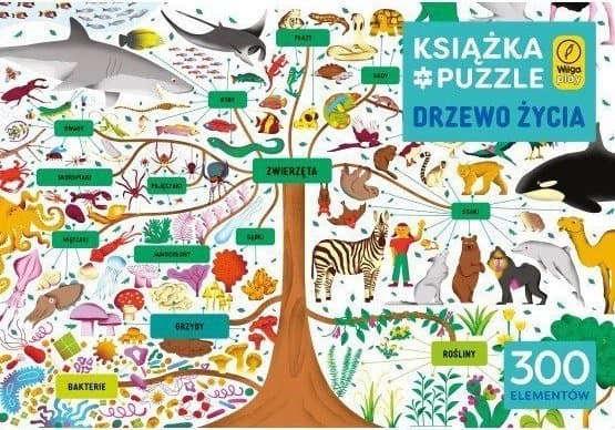 Puslespill Wilga Play Foksal bok og puslespill Tree of Life 300 stk 98107