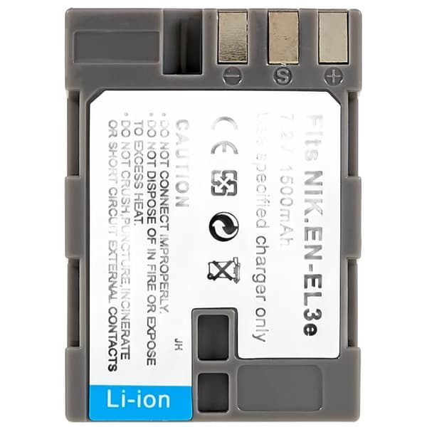 EN-EL3E Batteri til Nikon D200/D80/D300S/D100/D70/D700/D90 osv