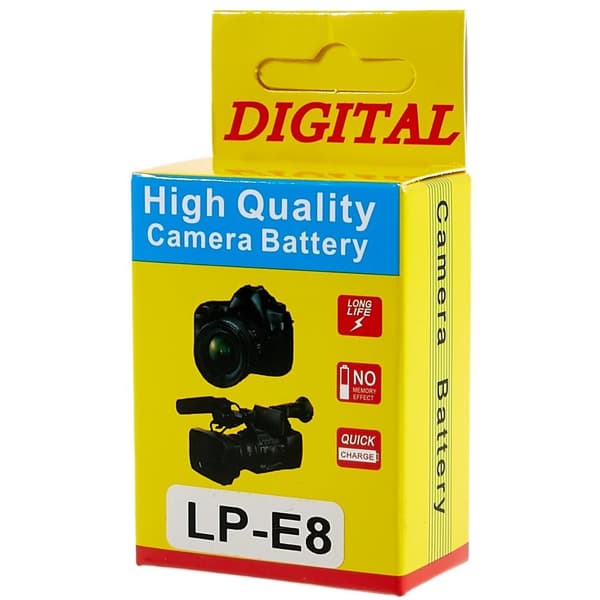 LP-E8 batteri til Canon EOS 550D/600D/650D/700D/60D osv