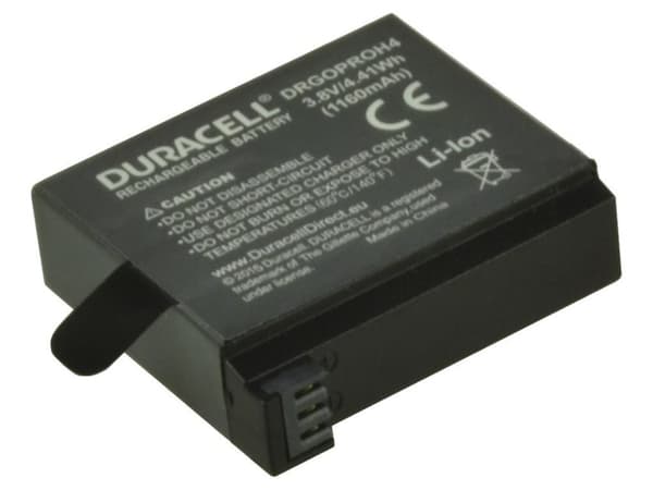 Duracell DRGOPROH4-X2 Action sportskamera Action sportskamera batteritilbehør til actionsportskameraer