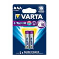 Pikkukuva 2 / 2: Litium Paristo AAA | 1.5 V DC | 1100 mAh | 2-Blister-kortti | Harmaa / Hopea
