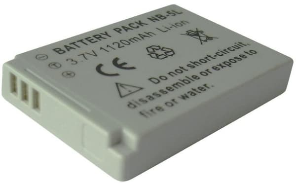 Batteri, NB-5L (1400mAh)