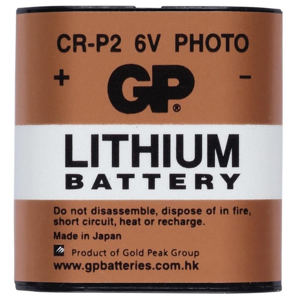 GP-akut Gp-valokuvaakut Lithium Dl223a 6v