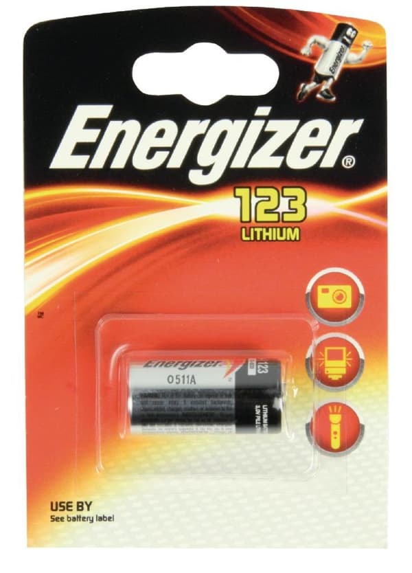 Energizer En123p1 El123 Lithium Photo Battery 1 Blister