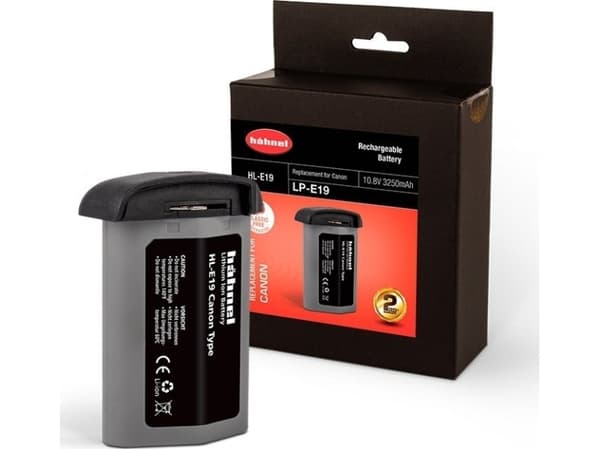 Hahnel HL-E19 (LP-E19), Canon, 3250 mAh, 10,8 V, Litiumioni (Li-Ion)