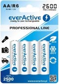 Pikkukuva 3 / 6: Ladattavat akut everActive Ni-MH R6 AA 2600 mAh Professional Line
