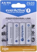 Pikkukuva 6 / 6: Ladattavat akut everActive Ni-MH R6 AA 2600 mAh Professional Line