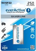 Miniatyrbillede 3 af 5: Genopladelige batterier everActive Ni-MH 6F22 9V 250 mAh Silver Line