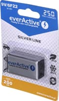 Miniatyrbillede 4 af 5: Genopladelige batterier everActive Ni-MH 6F22 9V 250 mAh Silver Line