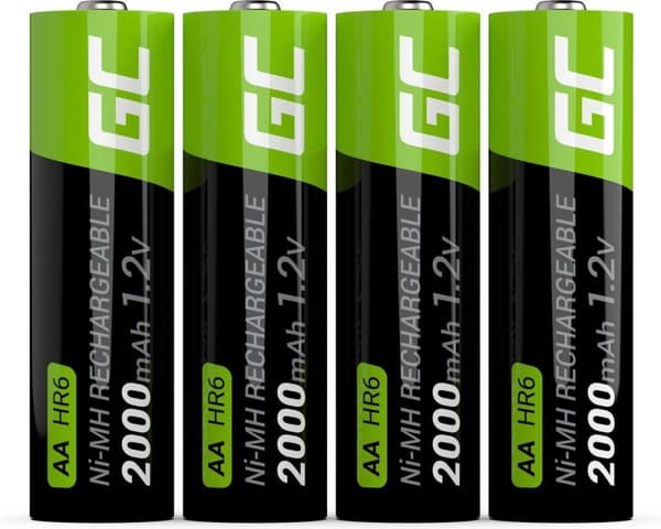 Green Cell GR02 husholdningsbatteri Genopladeligt batteri AA Nikkel-metalhydrid (NiMH)