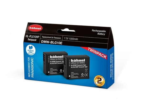 Hahnel HL-PLG10HP Twin Pack, Panasonic, 1000 mAh, 7,2 V, Litiumioni (Li-Ion)