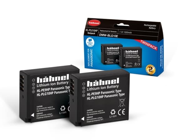 Hahnel HL-PLG10HP Twin Pack, Panasonic, 1000 mAh, 7,2 V, Litiumioni (Li-Ion)