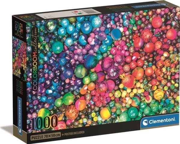 Clementoni Marbles, 1000 stykker, Andre, 10 år