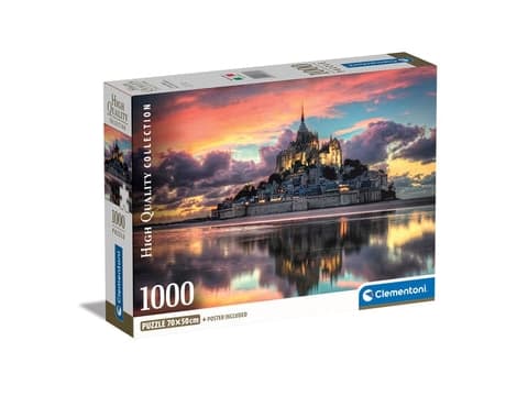 Clementoni 39769, 1000 stykker, Bygninger, 10 år