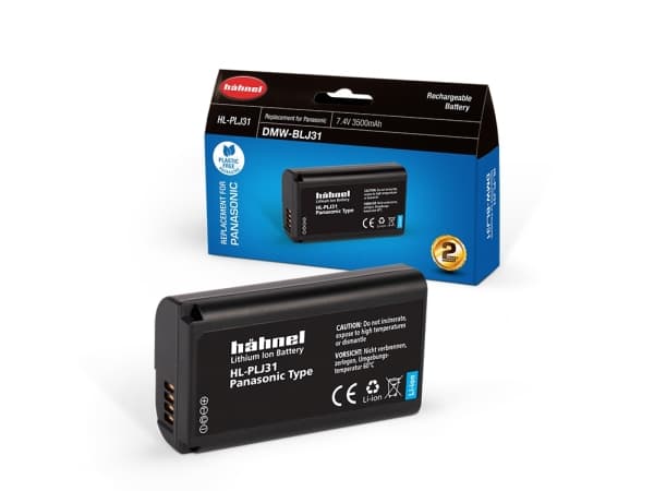 Hahnel HL-PLJ31 (DMW-BLJ31), Panasonic, 3500 mAh, 7,4 V, Litium-Ion (Li-Ion)