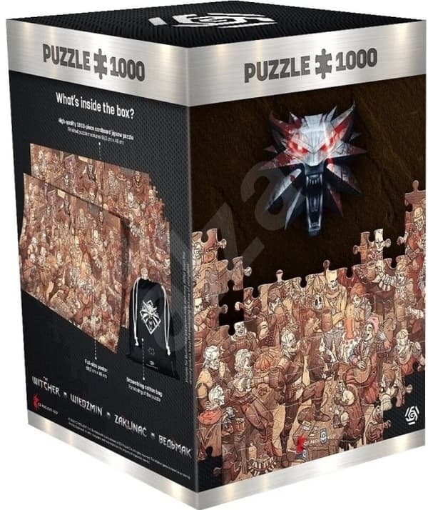 Merch The Witcher (Wiedźmin): Birthday puzzles 1000