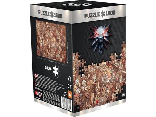 Merch The Witcher (Wiedźmin): Birthday puzzles 1000