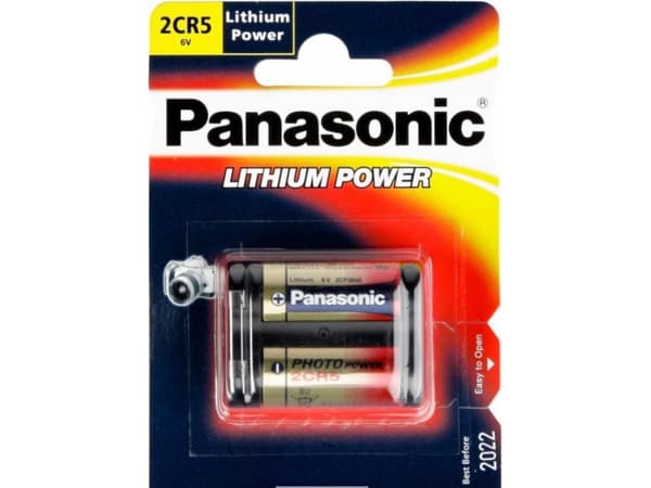 Panasonic 2CR-5L/1BP - Batteri 2CR5 - Li - 1400 mAh