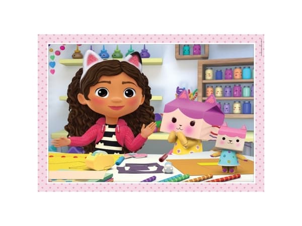 Clementoni Gabby’s Dollhouse, 12 stykker, Tegneserier, 3 år