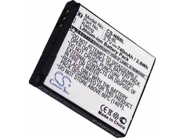 Akumulaattori Cameron Sino Akumulator Bateria Typu Nb8l / Nb-8l Do Canon