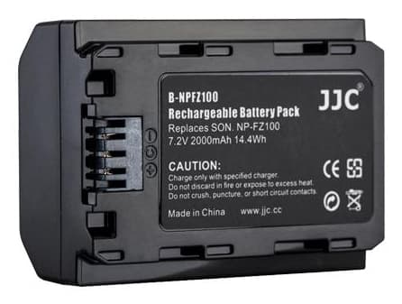 Ekstra digital SONY NP-FZ100 batteri, 2250mAh