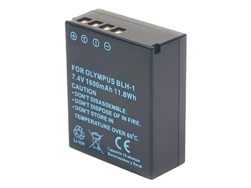 Ekstra digital -YMPUS BLH-1 batteri, 2250mAh