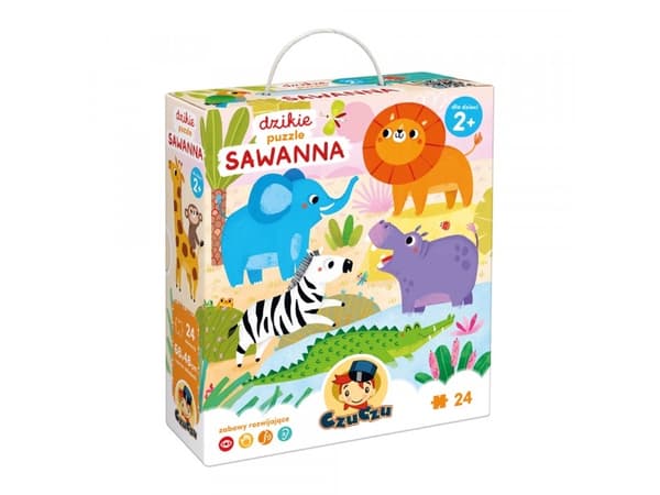 CzuCzu Wild Savanna puslespill 24el 2+