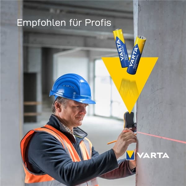 Varta LR03/AAA (Micro) (4003) batteri, 10 stk. box alkaline mangan batteri, 1,5 V