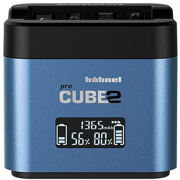 Hähnel charger Procube 2 Twin Panasonic Sort, Blå