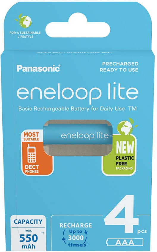 PANASONIC ENELOOP LITE AAA 550mAh 4 szt