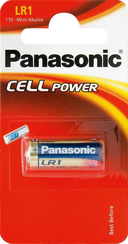 PANASONIC  Alkaline battery LR1 /1 pc. pack / 1.5V
