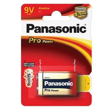Panasonic Pro Power battery 6LR61PPG/1B 9V