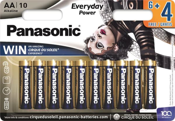 Panasonic Everyday Power battery LR6EPS/10BW (6+4)