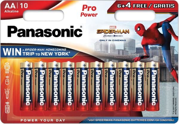 Panasonic Pro Power battery LR6PPG/10B (6+4pcs)