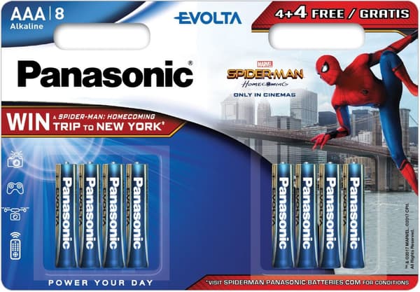 Panasonic Evolta battery LR03EGE/8B (4+4pcs)